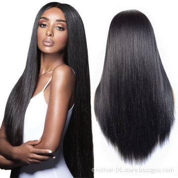 2020 New Production 23inch Synthetic Lace Front Wig Blonde Side Part Cosplay Wig Long Straight Hair Wig Natural for Women Short